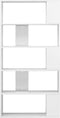 vidaXL - Boekenkast/kamerscherm - 80x24x159 - cm - hoogglans - wit