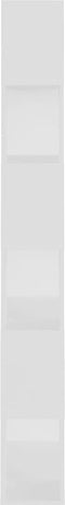 vidaXL - Boekenkast/kamerscherm - 80x24x186 - cm - bewerkt - hout - wit