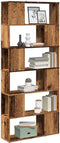vidaXL - Boekenkast/kamerscherm - 80x24x186 - cm - oud - houtkleurig