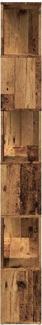 vidaXL - Boekenkast/kamerscherm - 80x24x186 - cm - oud - houtkleurig