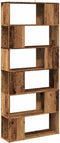 vidaXL - Boekenkast/kamerscherm - 80x24x186 - cm - oud - houtkleurig