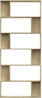 vidaXL - Boekenkast - / - kamerscherm - 80x24x192 - cm - bewerkt - hout - sonoma - eiken