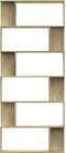 vidaXL - Boekenkast - / - kamerscherm - 80x24x192 - cm - bewerkt - hout - sonoma - eiken