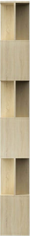 vidaXL - Boekenkast - / - kamerscherm - 80x24x192 - cm - bewerkt - hout - sonoma - eiken