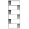 vidaXL - Boekenkast - / - kamerscherm - 80x24x192 - cm - bewerkt - hout - betongrijs