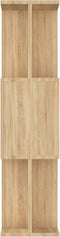 vidaXL - Boekenkast/kamerscherm - 80x24x96 - cm - bewerkt - hout - sonoma - eiken