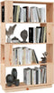 vidaXL - Boekenkast/kamerscherm - 80x25x132 - cm - massief - grenenhout