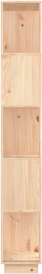 vidaXL - Boekenkast/kamerscherm - 80x25x163,5 - cm - massief - grenenhout