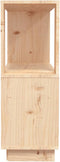 vidaXL - Boekenkast/kamerscherm - 80x25x70 - cm - massief - grenenhout