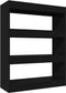 vidaXL - Boekenkast/kamerscherm - 80x30x103 - cm - bewerkt - hout - zwart
