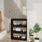 vidaXL - Boekenkast/kamerscherm - 80x30x103 - cm - bewerkt - hout - zwart