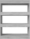 vidaXL - Boekenkast/kamerscherm - 80x30x103 - cm - bewerkt - hout - grijs - sonoma