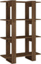 vidaXL - Boekenkast/kamerscherm - 80x30x123,5 - cm - bruin - eikenkleur