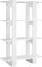 vidaXL - Boekenkast/kamerscherm - 80x30x123,5 - cm - wit