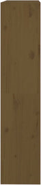 vidaXL - Boekenkast/kamerscherm - 80x30x135,5 - cm - grenenhout - honingbruin