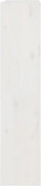 vidaXL - Boekenkast/kamerscherm - 80x30x135,5 - cm - massief - grenenhout - wit