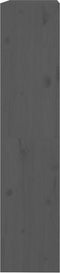 vidaXL - Boekenkast/kamerscherm - 80x30x135,5 - cm - massief - grenenhout - grijs