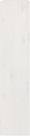 vidaXL - Boekenkast/kamerscherm - 80x30x135,5 - cm - massief - grenenhout - wit