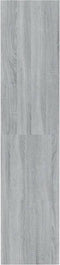 vidaXL - Boekenkast/kamerscherm - 80x30x135 - cm - bewerkt - hout - grijs - sonoma