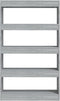 vidaXL - Boekenkast/kamerscherm - 80x30x135 - cm - bewerkt - hout - grijs - sonoma