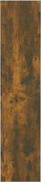vidaXL - Boekenkast/kamerscherm - 80x30x135 - cm - spaanplaat - gerookt - eiken