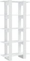 vidaXL - Boekenkast/kamerscherm - 80x30x160 - cm - bewerkt - hout - wit