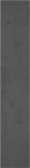 vidaXL - Boekenkast/kamerscherm - 80x30x167,4 - cm - massief - grenenhout - grijs