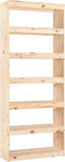 vidaXL - Boekenkast/kamerscherm - 80x30x199,5 - cm - massief - grenenhout