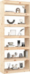 vidaXL - Boekenkast/kamerscherm - 80x30x199,5 - cm - massief - grenenhout