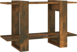 vidaXL - Boekenkast/kamerscherm - 80x30x51 - cm - gerookt - eikenkleurig