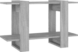 vidaXL - Boekenkast/kamerscherm - 80x30x51 - cm - grijs - sonoma - eikenkleurig