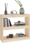 vidaXL - Boekenkast/kamerscherm - 80x30x71,5 - cm - massief - grenenhout