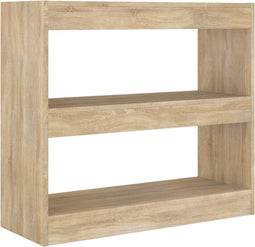 vidaXL - Boekenkast - / - kamerscherm - 80x30x72 - cm - sonoma - eikenkleurig
