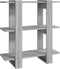 vidaXL - Boekenkast/kamerscherm - 80x30x87 - cm - grijs - sonoma - eikenkleurig