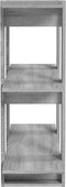 vidaXL - Boekenkast/kamerscherm - 80x30x87 - cm - grijs - sonoma - eikenkleurig