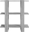 vidaXL - Boekenkast/kamerscherm - 80x30x87 - cm - grijs - sonoma - eikenkleurig