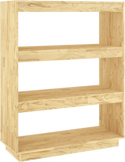 vidaXL - Boekenkast - / - kamerscherm - 80x35x103 - cm - massief - grenenhout