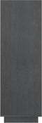 vidaXL - Boekenkast/kamerscherm - 80x35x103 - cm - massief - grenenhout - grijs