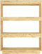 vidaXL - Boekenkast - / - kamerscherm - 80x35x103 - cm - massief - grenenhout