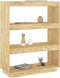 vidaXL - Boekenkast - / - kamerscherm - 80x35x103 - cm - massief - grenenhout