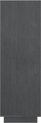vidaXL - Boekenkast/kamerscherm - 80x35x103 - cm - massief - grenenhout - grijs