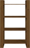 vidaXL - Boekenkast/kamerscherm - 80x35x125 - cm - massief - hout - honingbruin