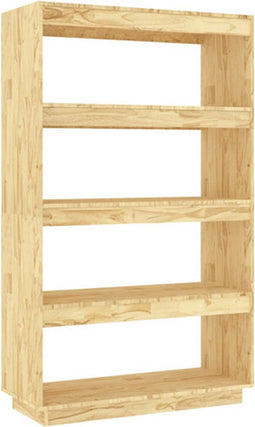 vidaXL - Boekenkast - / - kamerscherm - 80x35x135 - cm - massief - grenenhout