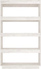 vidaXL - Boekenkast/kamerscherm - 80x35x135 - cm - massief - grenenhout - wit