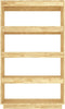 vidaXL - Boekenkast - / - kamerscherm - 80x35x135 - cm - massief - grenenhout