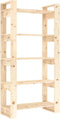 vidaXL - Boekenkast/kamerscherm - 80x35x160 - cm - massief - grenenhout