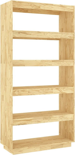 vidaXL - Boekenkast - / - kamerscherm - 80x35x167 - cm - massief - grenenhout