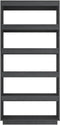 vidaXL - Boekenkast/kamerscherm - 80x35x167 - cm - massief - grenenhout - grijs