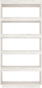 vidaXL - Boekenkast/kamerscherm - 80x35x167 - cm - massief - grenenhout - wit