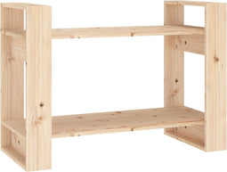 vidaXL - Boekenkast/kamerscherm - 80x35x56,5 - cm - massief - grenenhout